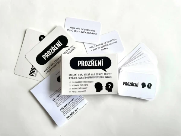 Diskuzní karetní hra Prozření